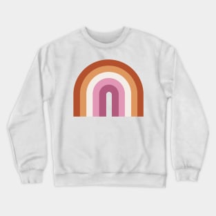 Lesbian Flag Rainbow Design Crewneck Sweatshirt
